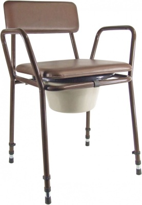 Essex Height Adjustable Commode Chair - Pre-Assembled